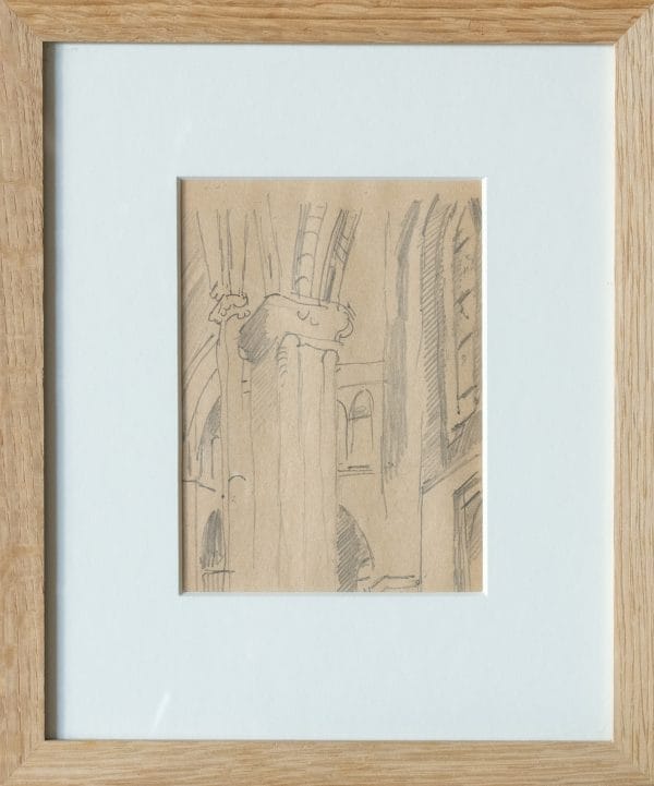 Pilaar in kerk