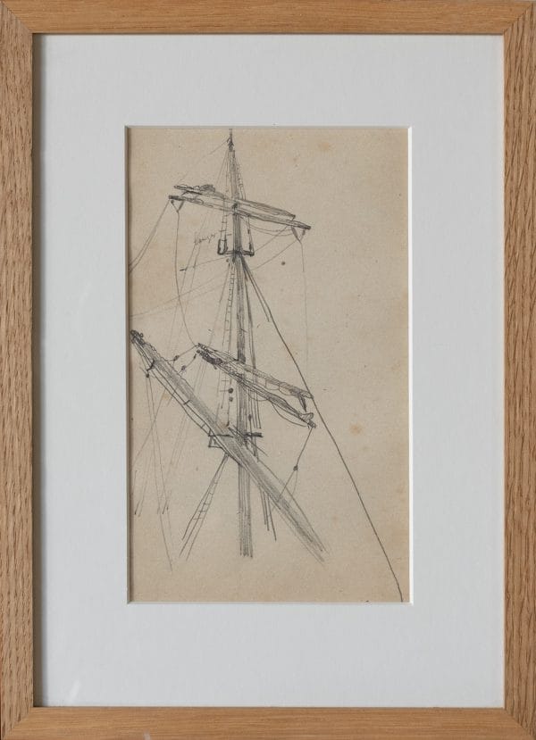Mast + Ra Zeilschip