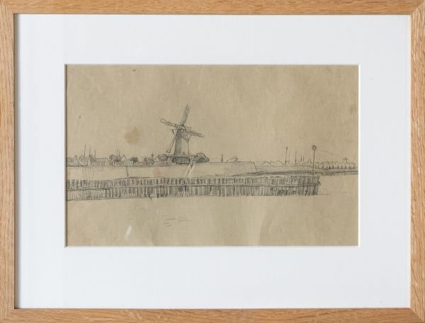 Molen aan kade